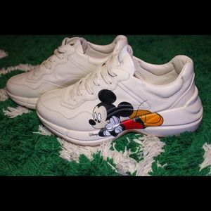 Gucci x Disney Mickey Mouse Rhyton leather mid-top trainers